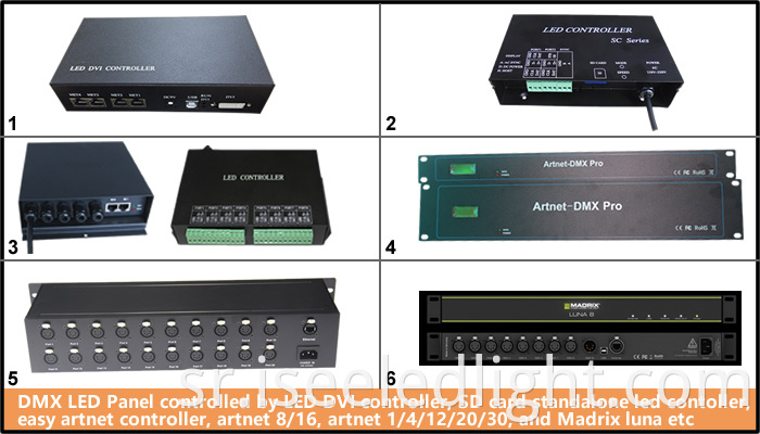 DMX 512controller for the DMX LED Panel Light